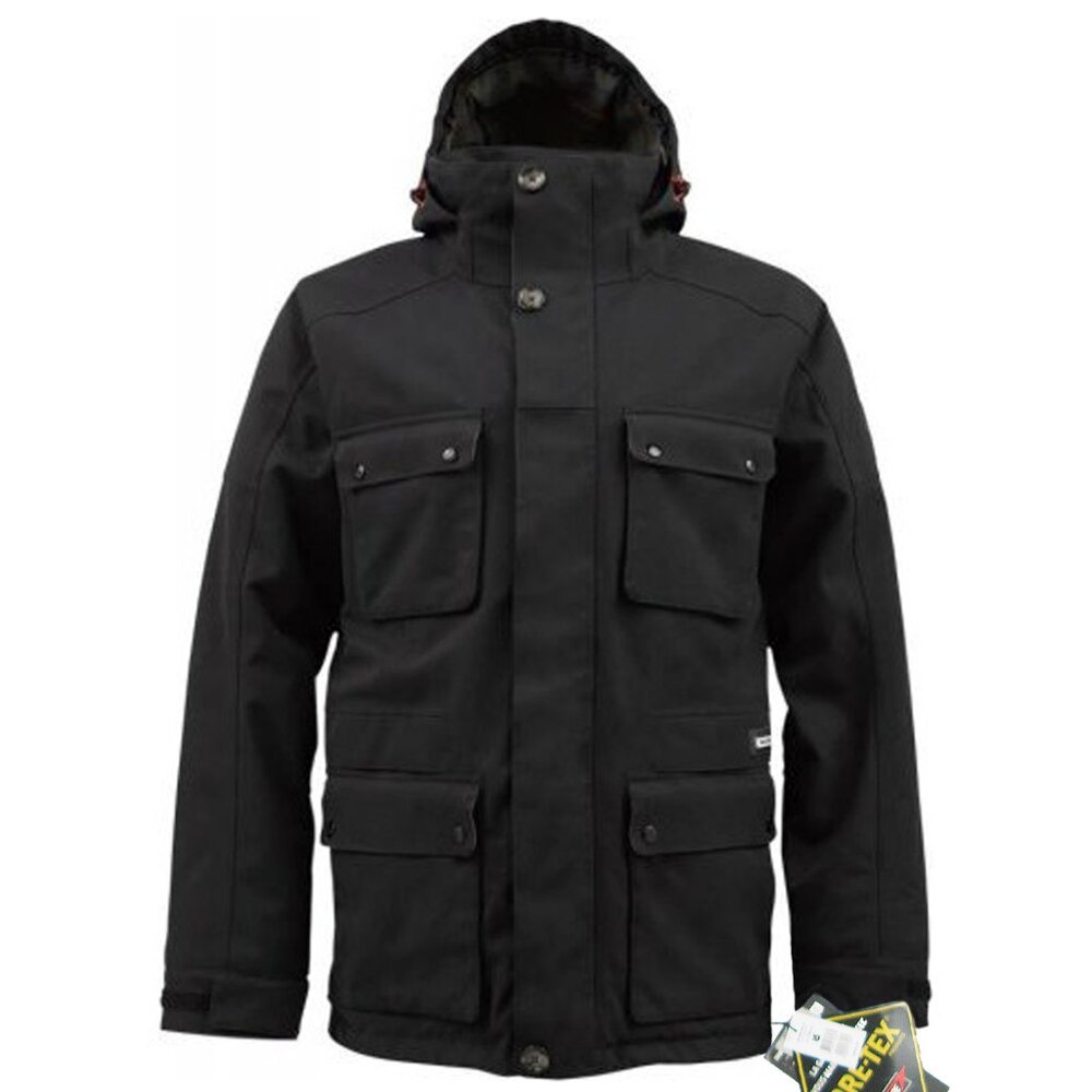 NEW $370 Burton Highland Insulated Jacket! Small  Black  2L Gore Tex  Thinsulate